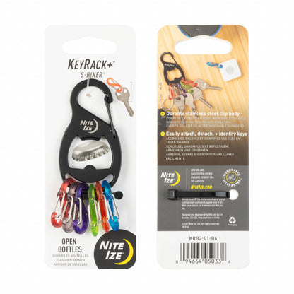 Nite Ize Keyrack+ S-biner® Black