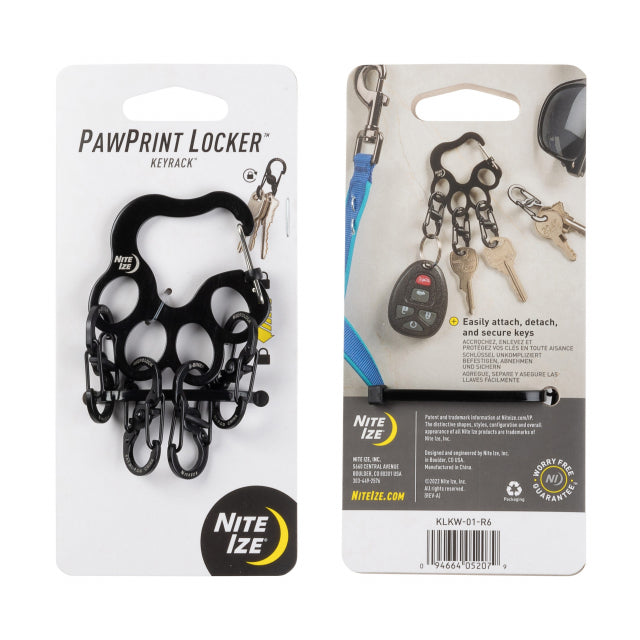 Nite Ize Pawprint Locker Keyrack