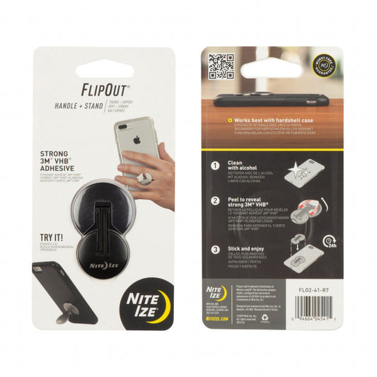 Nite Ize Flipout® Handle + Stand Black