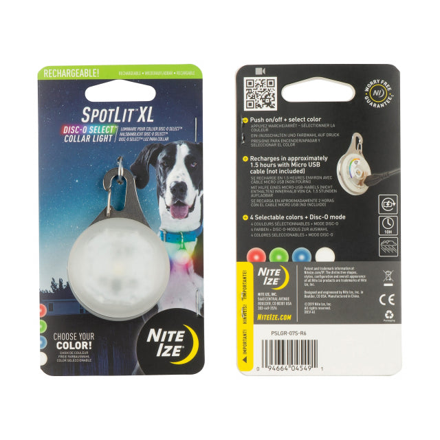 Nite Ize Spotlit® Xl Rechargeable Collar Light Disc-O Select™