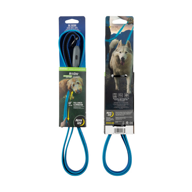 Nite Ize Nitedog Rechargeable Led Leash Blue/Blue LED