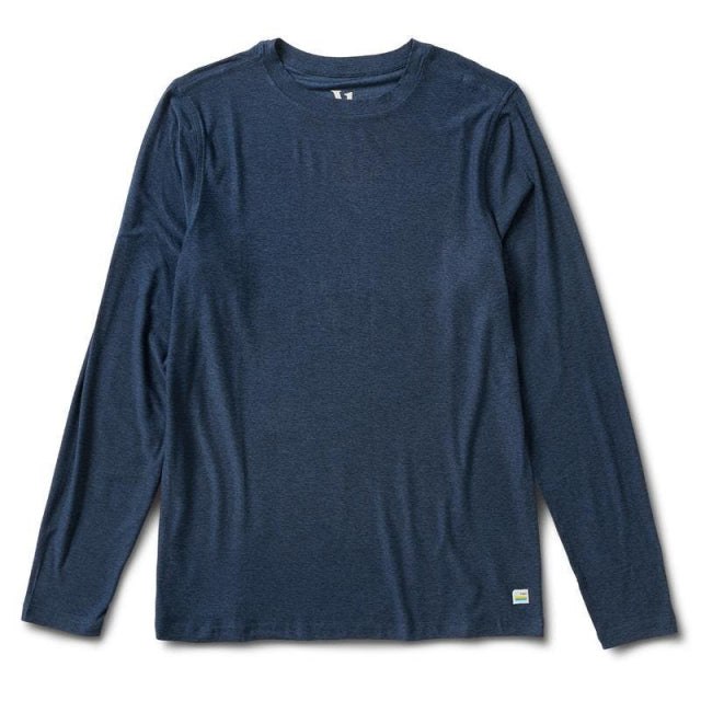 Vuori M L/s Strato Tech Tee Salt Heather