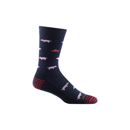 Darn Tough Socks M Truffle Hog Crew Lightweight navy