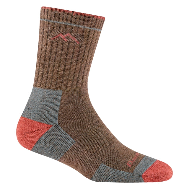Darn Tough Socks W HIKER MICRO CREW MIDWEIGHT WITH CUSHION bark