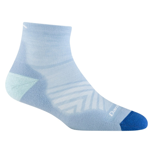 Darn Tough Socks W Run 1/4 Ultra-lightweight With Cushion sky