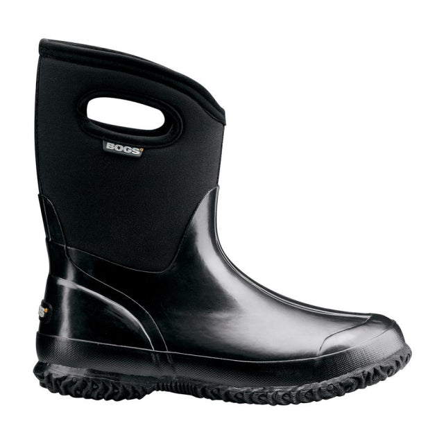 Bogs W's Classic Mid Shiny Black