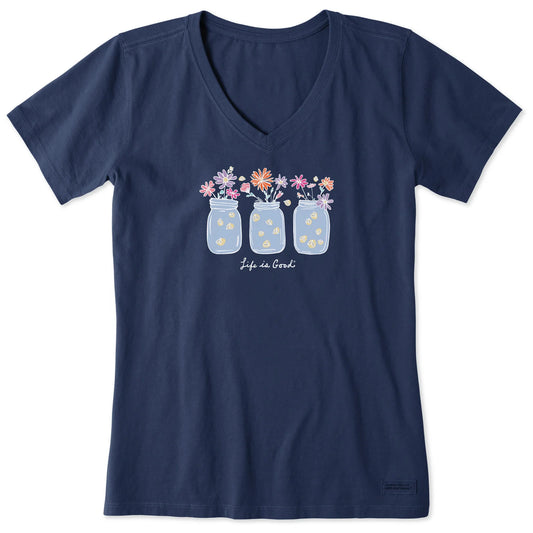 W SS CRUSHER-LITE VEE REALAXED SHINE ON DAISY JARS