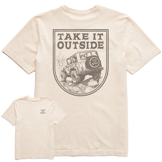 M SS CRUSHER-LITE TEE FINELINE TAKE IT OUTSIDE ATV