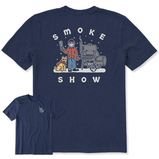 M SS CRUSHER TEE SNOWY SMOKE SHOW JAKE & ROCKET
