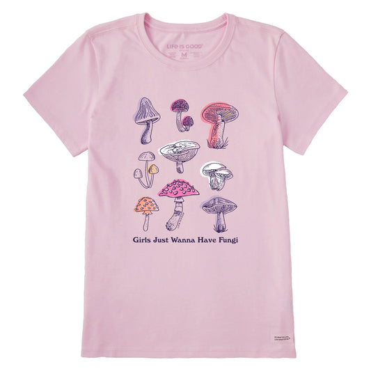 WOMEN'S GIRLS JUST WANNA HAVE FUNGI SHOR
