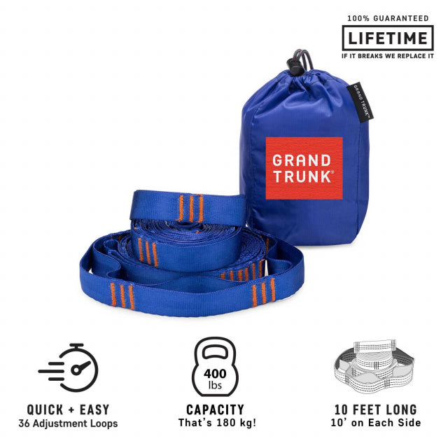 Grand Trunk Trunk Straps - Hammocks Straps Blue