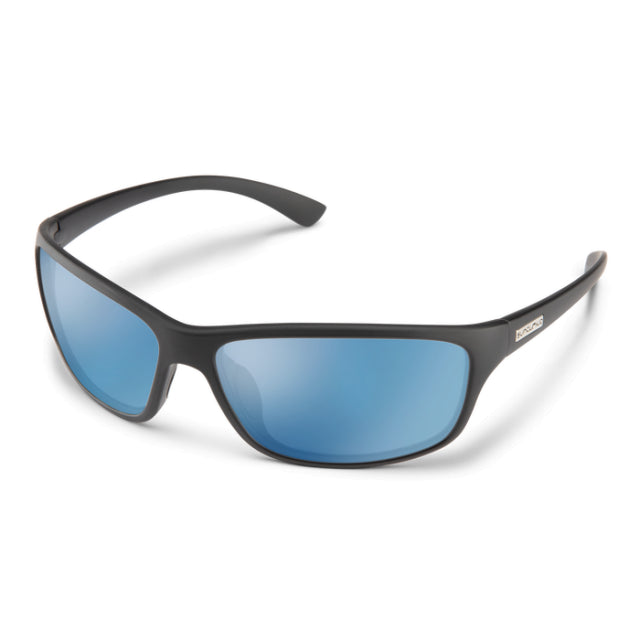 Suncloud Optics Sentry MATTE BLACK POLARIZED BLUE MIRROR