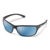 MATTE BLACK POLARIZED BLUE MIRROR