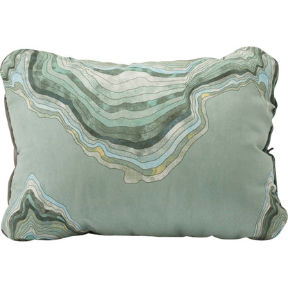 Cascade Designs Compressible Pillow Cinch R Sage Topo Wave