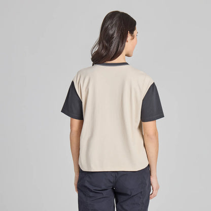 W SS CRUSHER TEE BREATHE MORE LOTUS