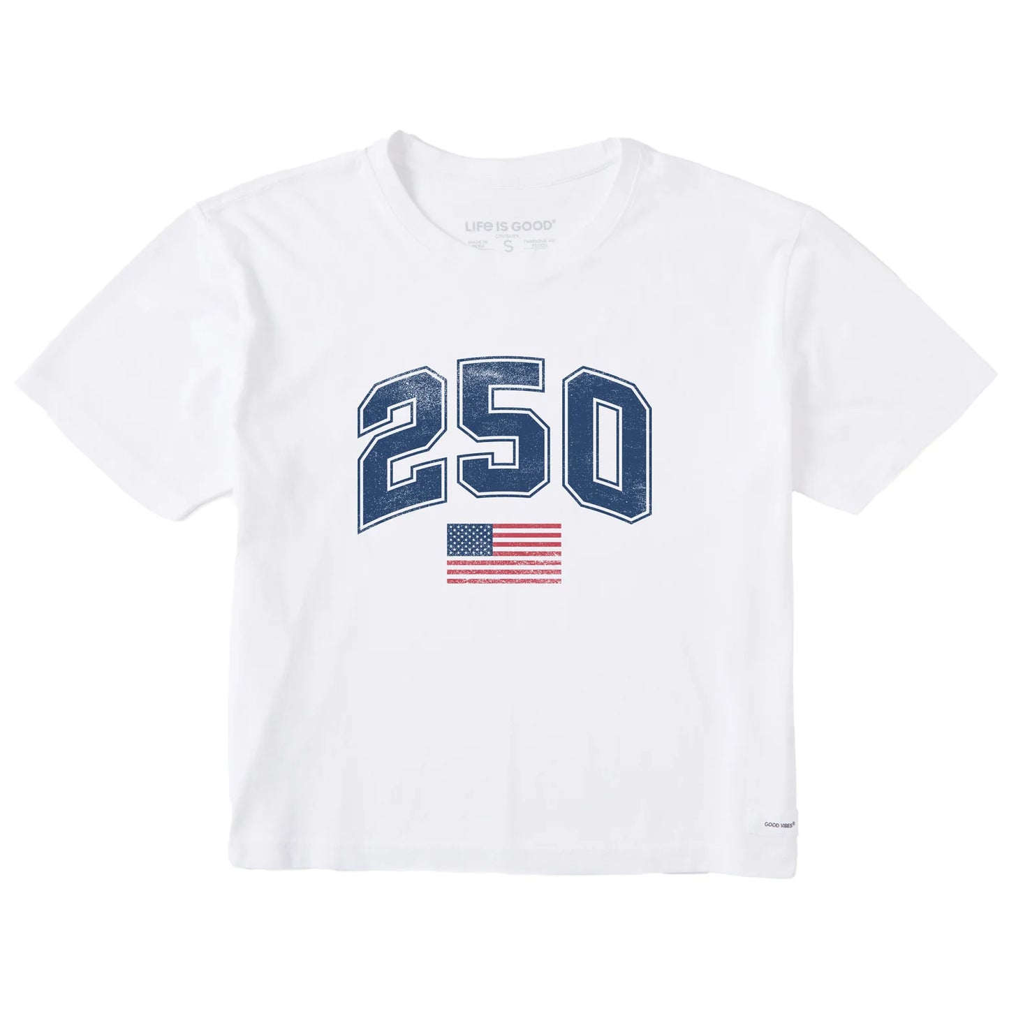 W SS CRUSHER BOXY TEE 250 USA