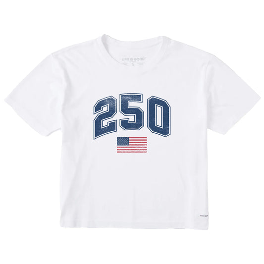 W SS CRUSHER BOXY TEE 250 USA