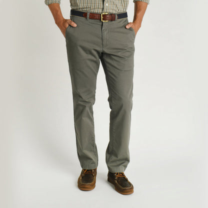 Duckhead M Classic Fit Gold School Chino 30" Ins GUNMETAL GRAY