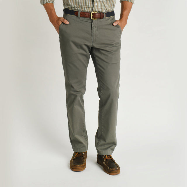 Duckhead M Classic Fit Gold School Chino 32" Ins GUNMETAL GRAY