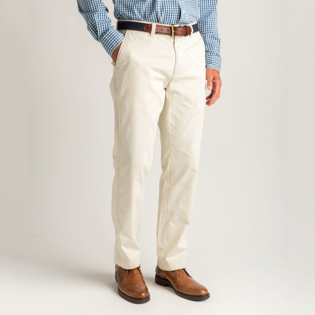 Duckhead M Classic Fit Gold School Chino 30" Ins Stone