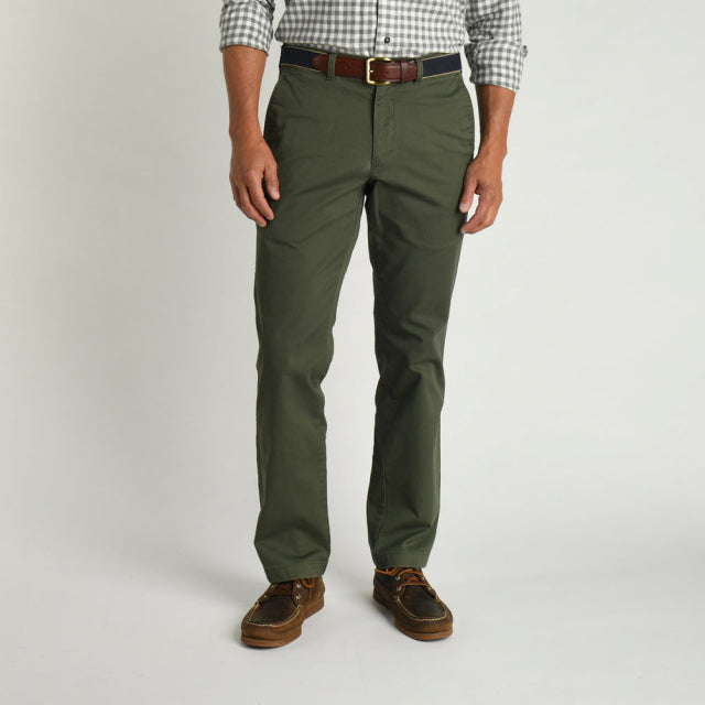 Duckhead M Gold School 32" Inseam THYME GREEN