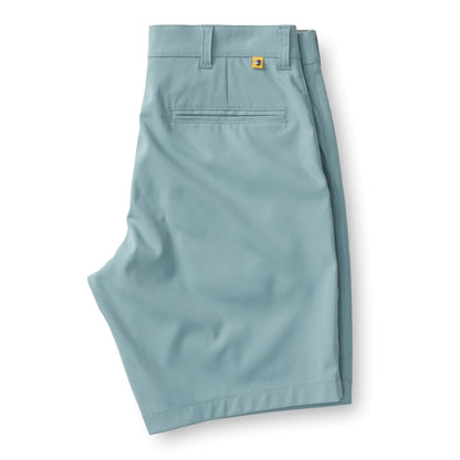Duck Head 9" Long Drive Performance Short Mineral Blue