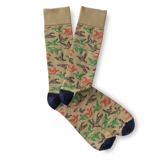 Duck Head Flying Mallard Sock Navy