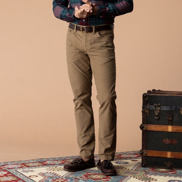Duck Head Weldon Garment Dyed Five-pocket Rustic Brown