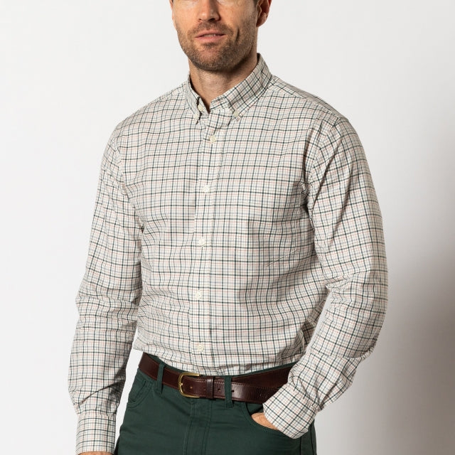 M LS COTTON TWILL SPORT SHIRT-COOPER DUCKHEAD