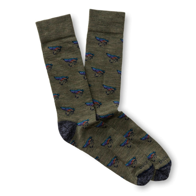 Duck Head Fly Lure Sock Dark Olive