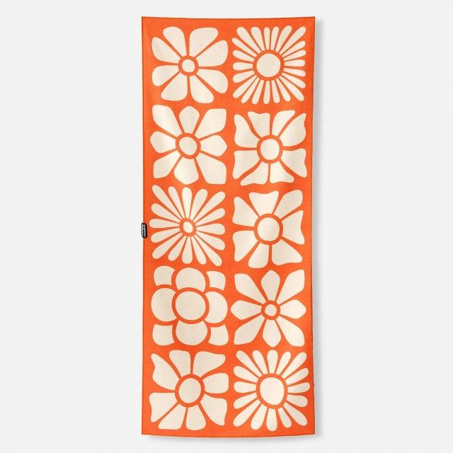 Nomadix Original Towel Big Flowers Expedition Orange