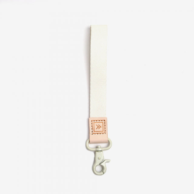 Thread Wallet Off White Wrist Lanyard