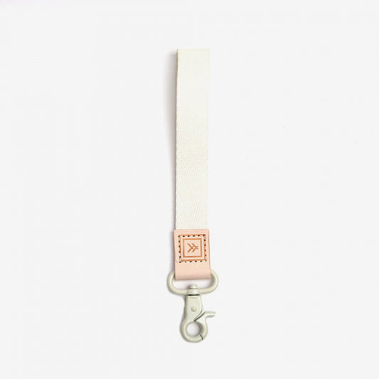 Thread Wallet Off White Wrist Lanyard