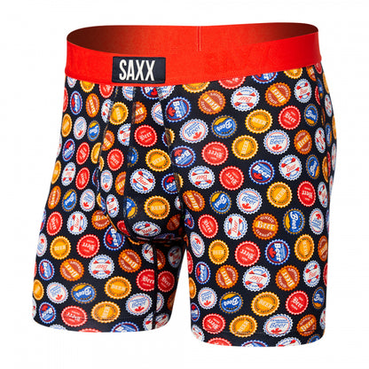 Saxx Ultra Super Soft Boxer Brief Fly 2023 BEERS OF THE WORLD-MULTI