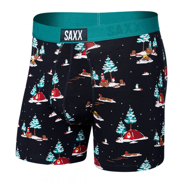 Saxx Ultra Super Soft Boxer Brief Fly 2023 SHINE A LIGHT- NAVY