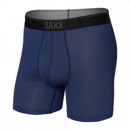 Saxx Quest Quick Dry Mesh Boxer Brief Fly MIDNIGHT BLUE II