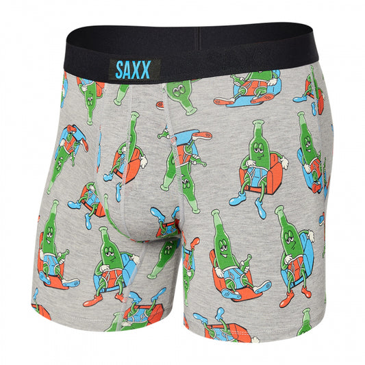 Saxx Vibe Soft Boxer Brief PANTS DRUNK- GREY HEATHER