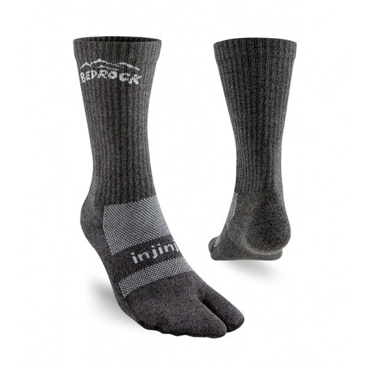 Bedrock Sandals Injinji Split-toe Sock Granite Gray