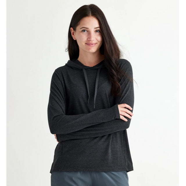 Free Fly Bamboo Flex Hoodie Heather Black