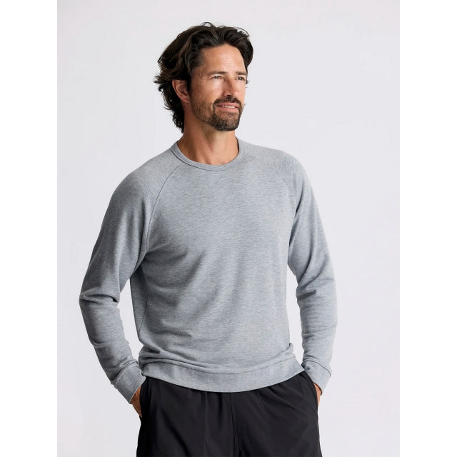 Free Fly Bamboo Lightweight Fleece Crew Heather Grey