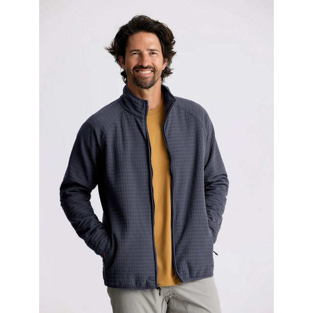 Free Fly Apparel Gridback Fleece Jacket Storm Cloud