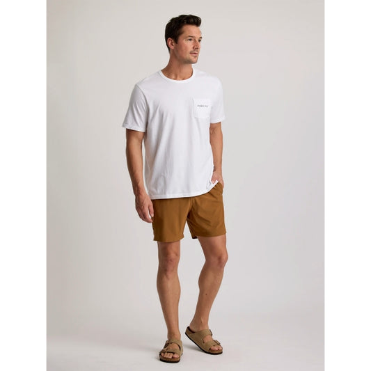 Free Fly Apparel Evenfall Pocket Tee White