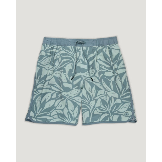 Free Fly Apparel Lined Downshore Trunk Canopy Print Stormy Sea