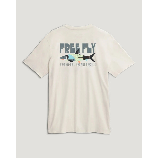 Free Fly Apparel Wild Pursuits Pocket Tee Heather Birch