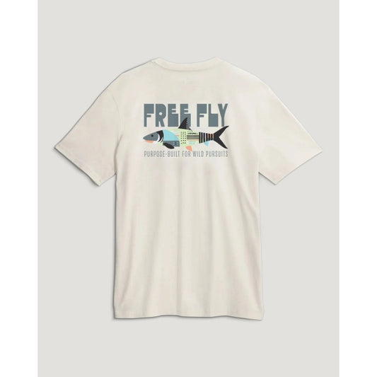 Free Fly Apparel Wild Pursuits Pocket Tee Heather Birch