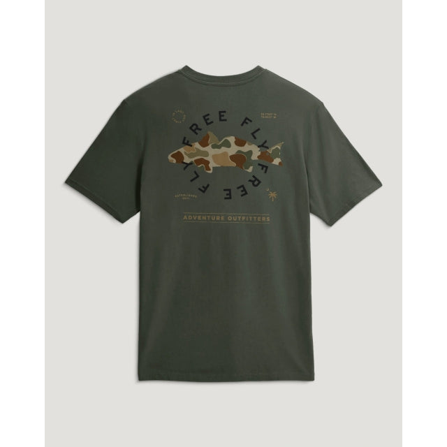 Free Fly Apparel Target Species Pocket Tee Dark Forest