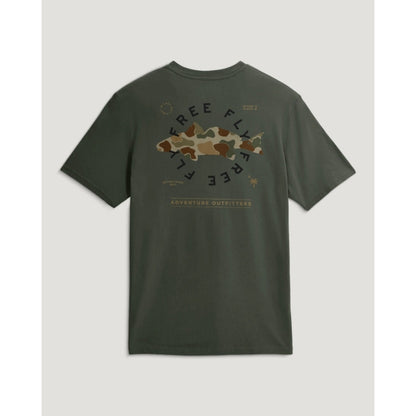 Free Fly Apparel Target Species Pocket Tee Dark Forest