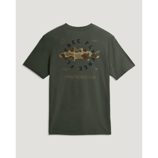 Free Fly Apparel Target Species Pocket Tee Dark Forest