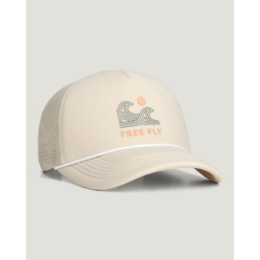 Free Fly Apparel Point Break Foam Trucker Hat Birch