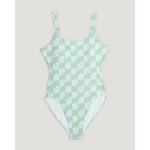 Sea Scallop Print Ocean Mist / Small